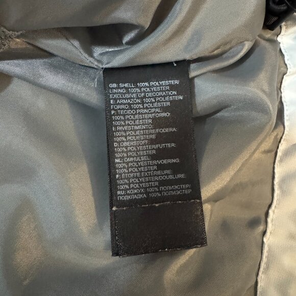 The North Face Women's Resolve Plus Waterproof Shell Jacket Grey White Size L - Picture 5 of 6